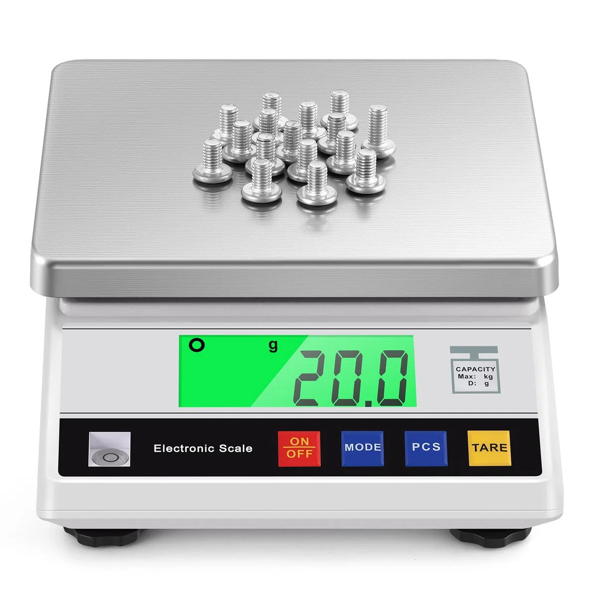 CGOLDENWALL Bilancia ad Alta Precisione 6kg 0,1g Bilancia Contapezzi Digitale da Laboratorio con 6 Unità di Conversione, 2 Modalità di Alimentazione, Funzione di Conteggio (6kg, 0,1g)