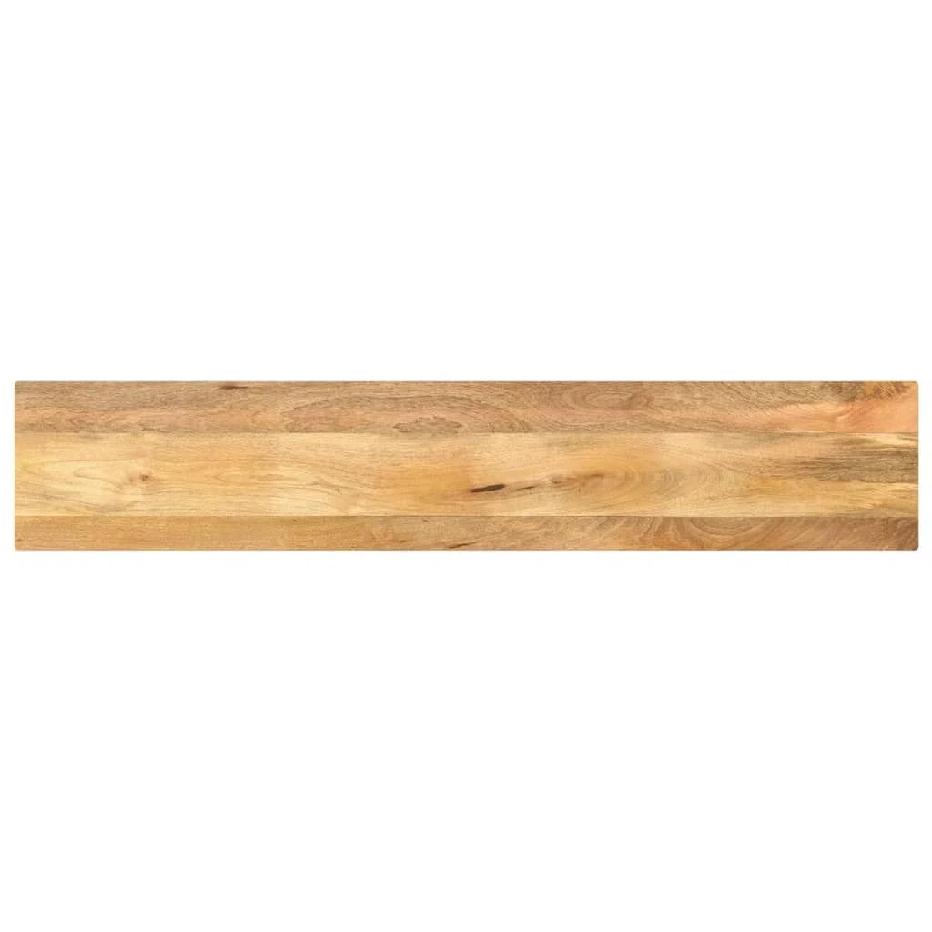 vidaXL Piano per Tavolo 140x40x2,5cm Rettangolare Legno Massello Mango
