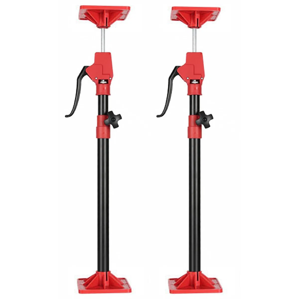 JAOGAUS Cabinet Jack Stands, Strumento di sollevamento manuale di risparmio di manodopera, Sistema di supporto in acciaio rapido di lavoro telescopico Asta di sollevamento strumento di terza mano,