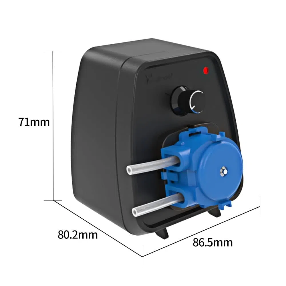 Kamoer KCP-X, pompa dosatrice per liquidi a velocità regolabile da 24 V, con bassa portata controllabile, 19 – 65 ml/min