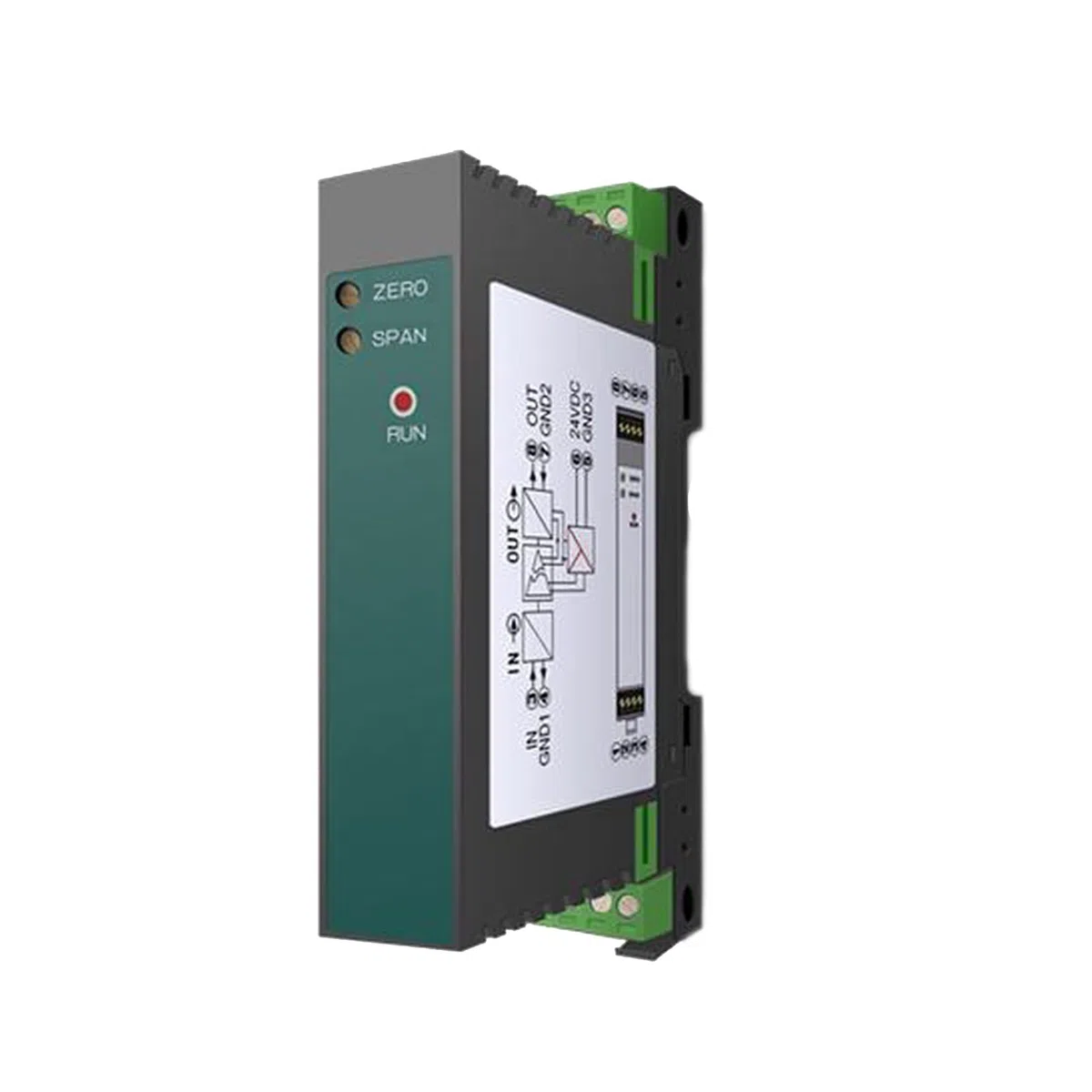 Dimensione Sottile Isolata 0-60mv 4-20mA A 0-10 V 0-5V 0-20mA Modulo Convertitore (Color : 0-60mV in 0-10V out)
