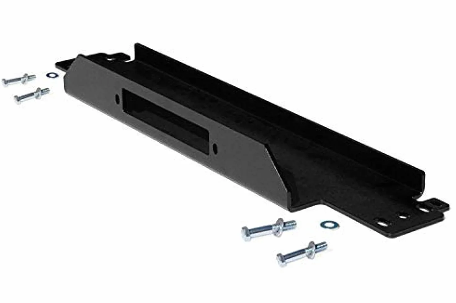 Rough Country Piastra di Montaggio verricello per Jeep Wrangler TJ/YJ 1987-2006 - 1189, Anteriore, Nero