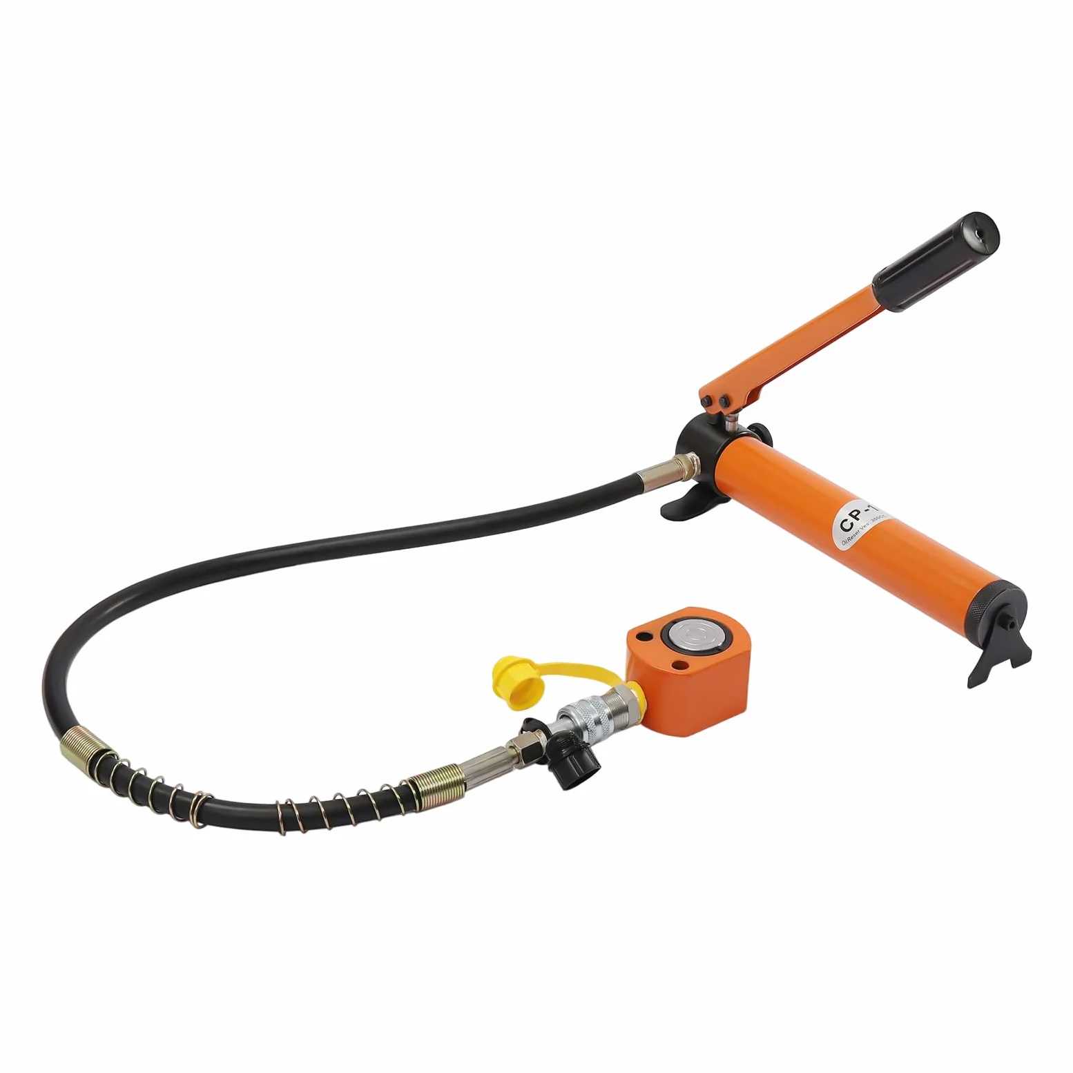 Cilindro idraulico 20T, pompa idraulica manuale con CP-180, corsa 15,5 mm, altezza 110 mm, pompa idraulica manuale per riparazioni auto e costruzione di macchinari (10T)