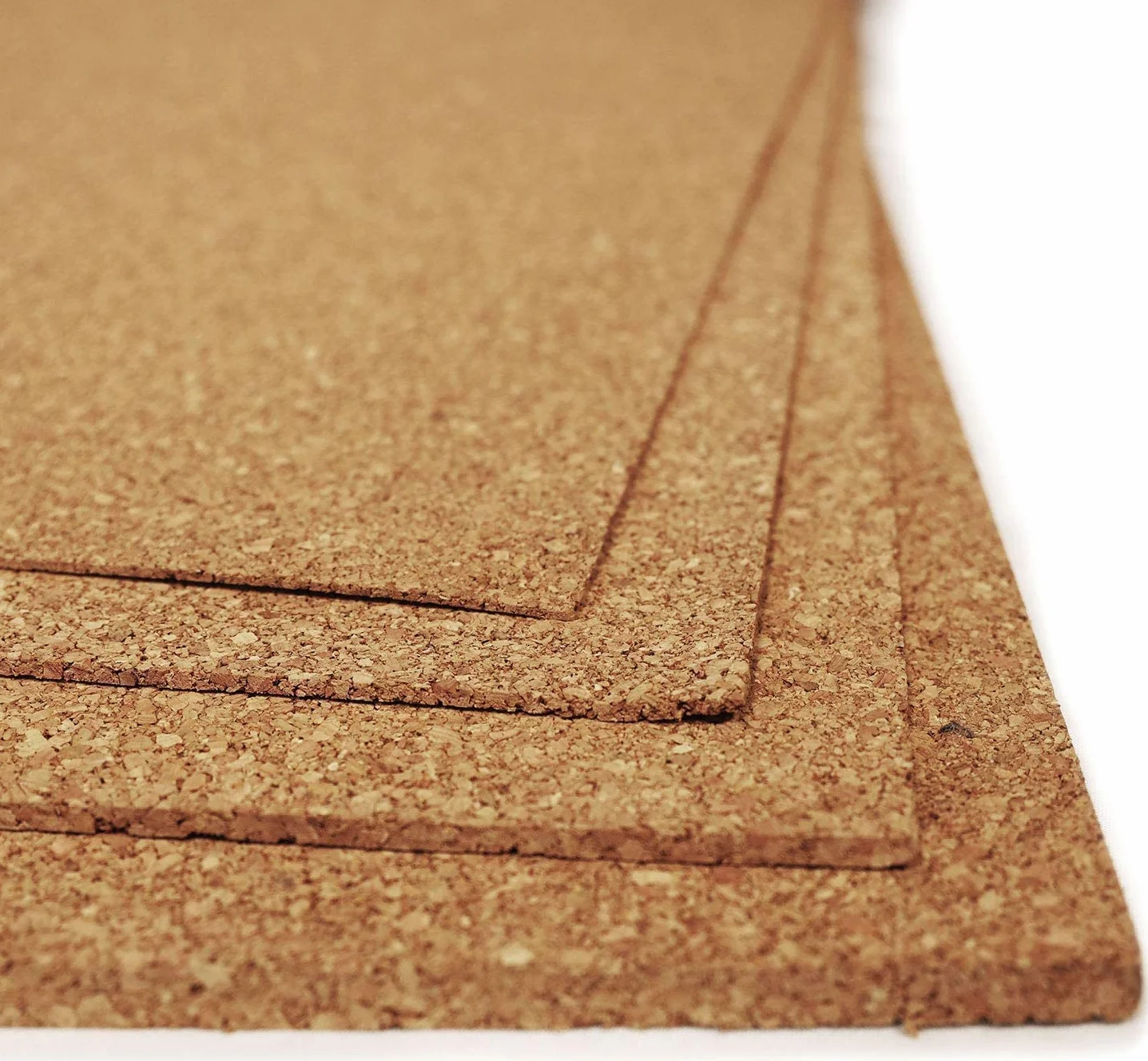 Fogli di sughero naturale impermeabili 5 mm 100 x 250 cm per rivestimento murale, pavimento, bacheca