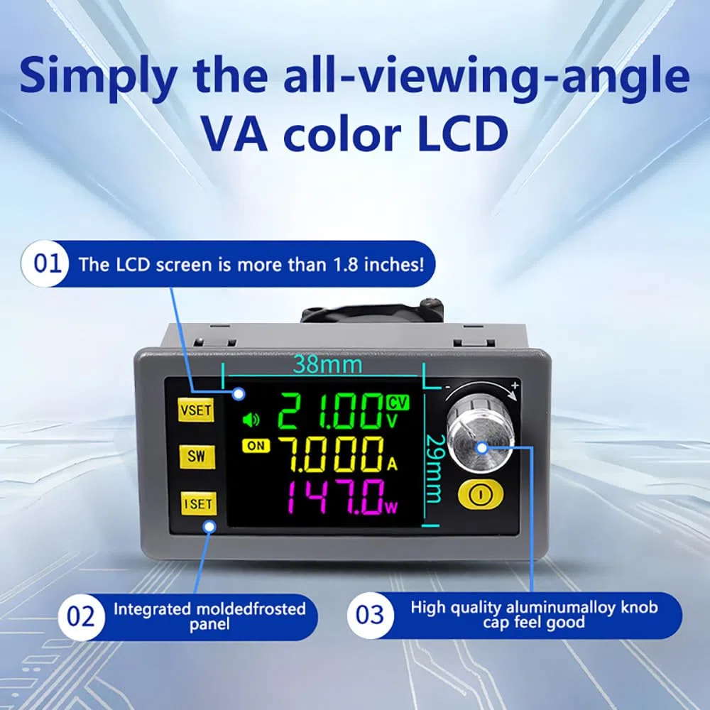 Boost Buck Convertitore Regolatore di Tensione DC6-36V 150W DC DC Converter Controllo Numerico Tensione di Sollevamento Corrente Costante Modulo di Alimentazione Con Alloggiamento Dell'interfaccia.