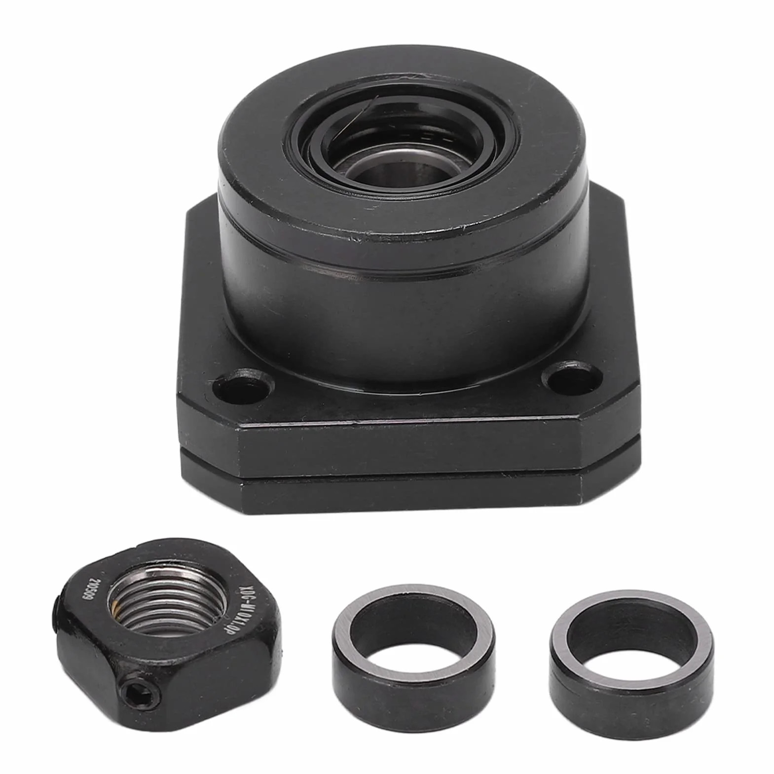 Supporto Terminale Vite a Ricircolo di Sfere FK10 Prestazioni di Rotazione Stabili in Acciaio Al Carbonio Staffa Cuscinetto Supporto Terminale FK10 per SFU 1610 SFU1605
