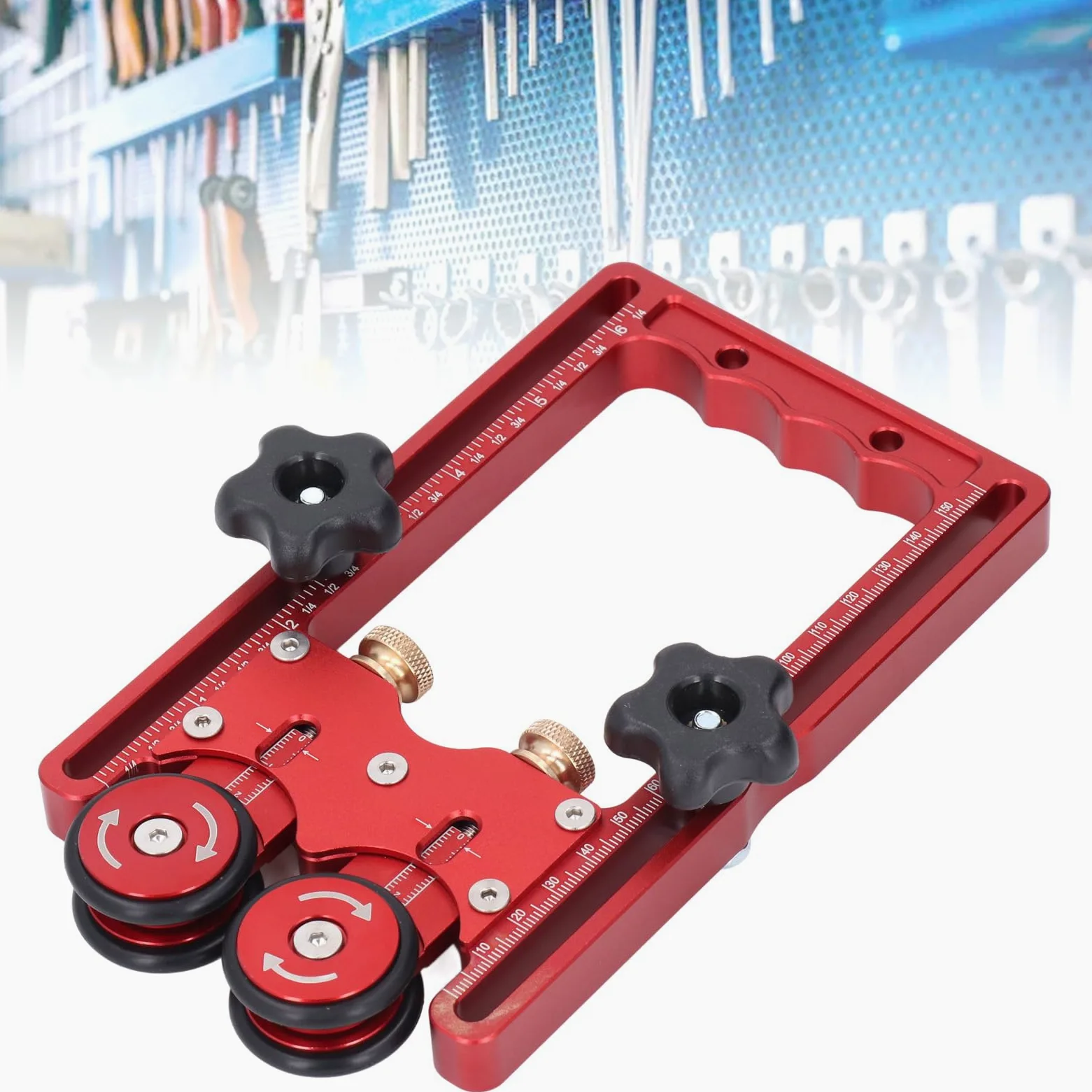 Rullo tura tavolo sunicon cuscinetto a doppia ruota a doppia ruota 160 mm Rolle di gui per per la lavorazione del legno