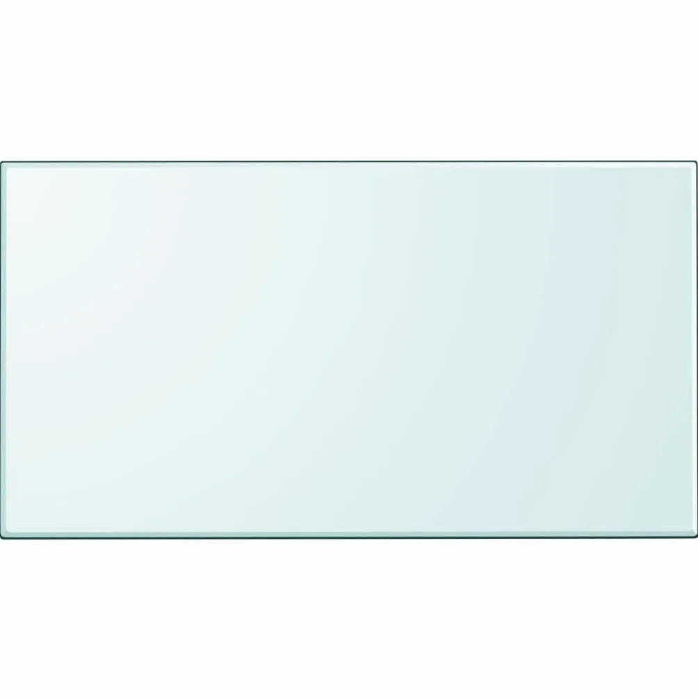 Piano da tavolo in vetro temperato, rettangolare, 1200 x 650 mm, per tavolo da pranzo, tavolino da salotto, tavolo da giardino, spessore e durevole, per protezione e copertura, design semplice