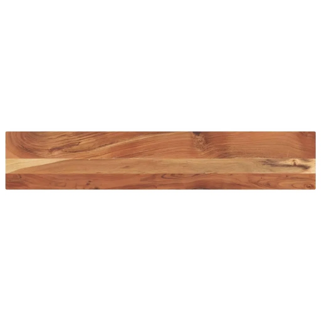vidaXL Piano Tavolo 140x40x2,5 cm Rettangolare Legno Massello Acacia, Piano per Tavolo Rettangolare, Piano Tavolo in Legno, Piano per Tavolo da Pranzo