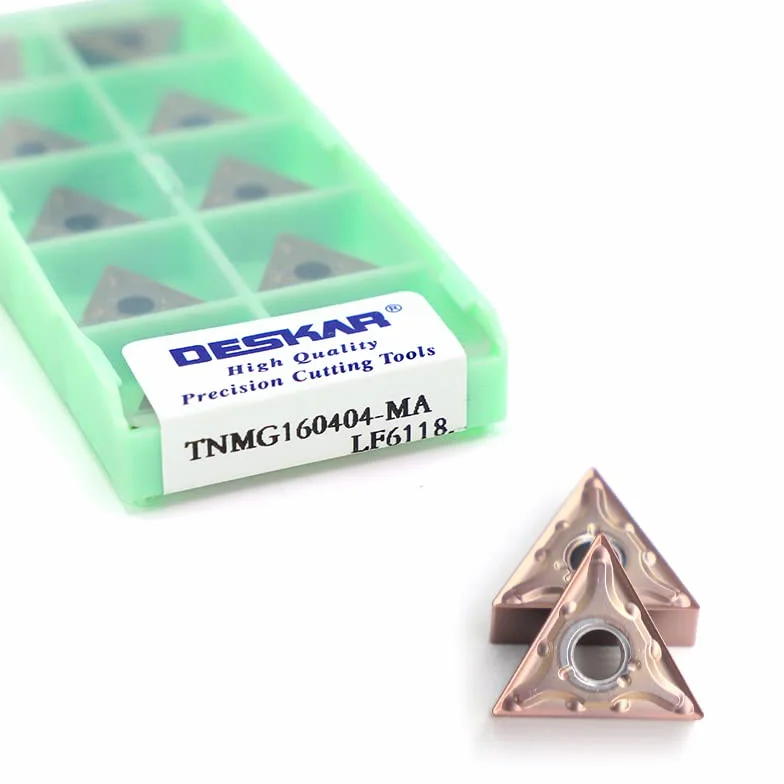 Deskar TNMG160408-MA TNMG160408 Lama di tornitura triangolare LF6118