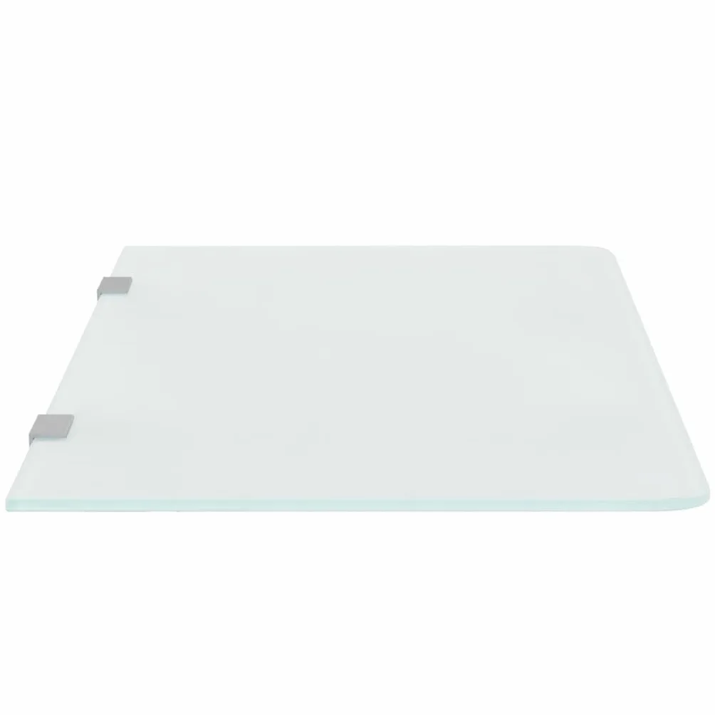 vidaXL Schermo Orinatoio a Parete per Privacy Vetro Temperato Grezzo 90x40 cm