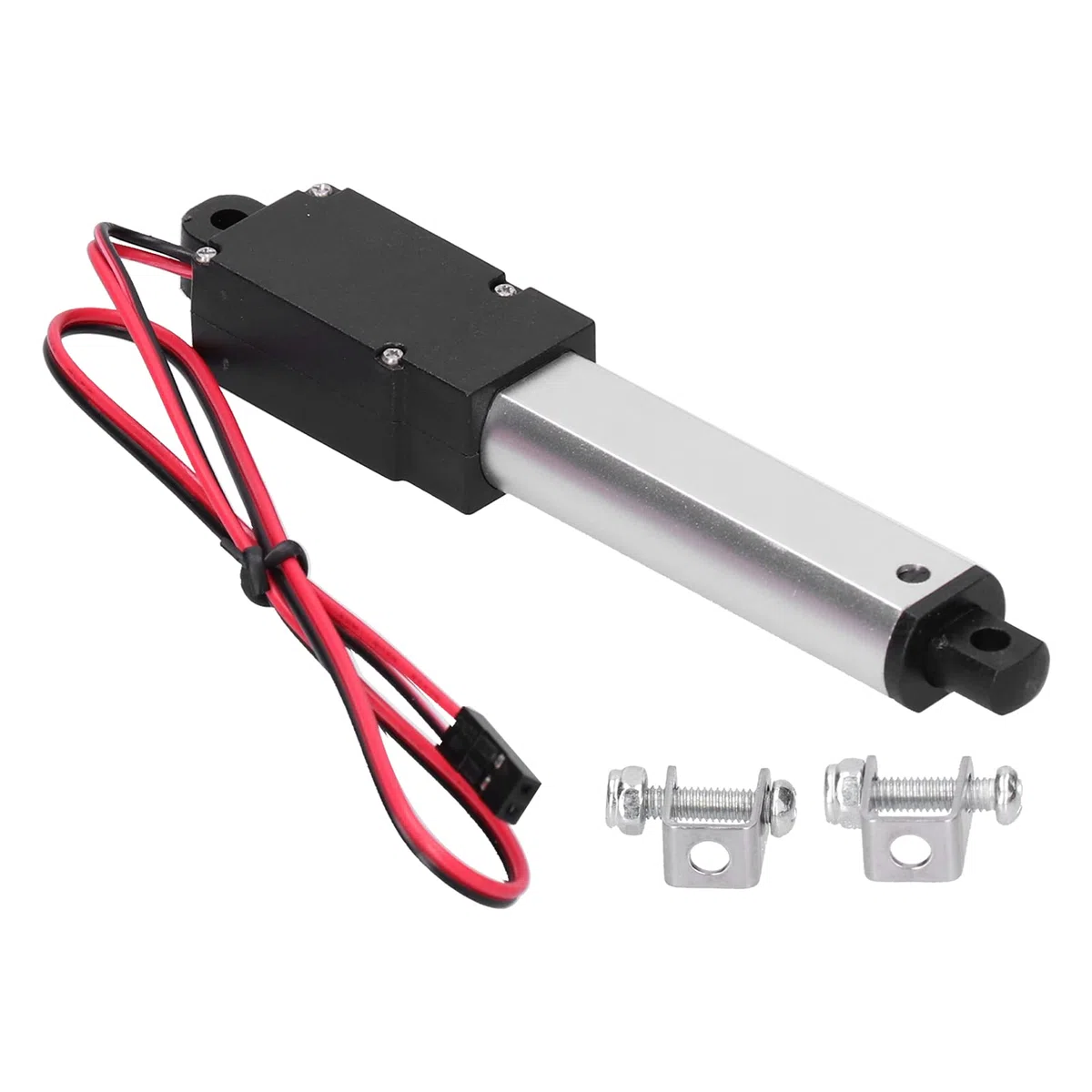 Mini Attuatore Lineare Elettrico Corsa 50 Mm, 12 Volt DC IP54 Attuatore di Movimento Impermeabile per Divano Massaggio Poltrona Reclinabile TV Tavolo Armadio Finestra Ascensore (Spinta 30N Velocità