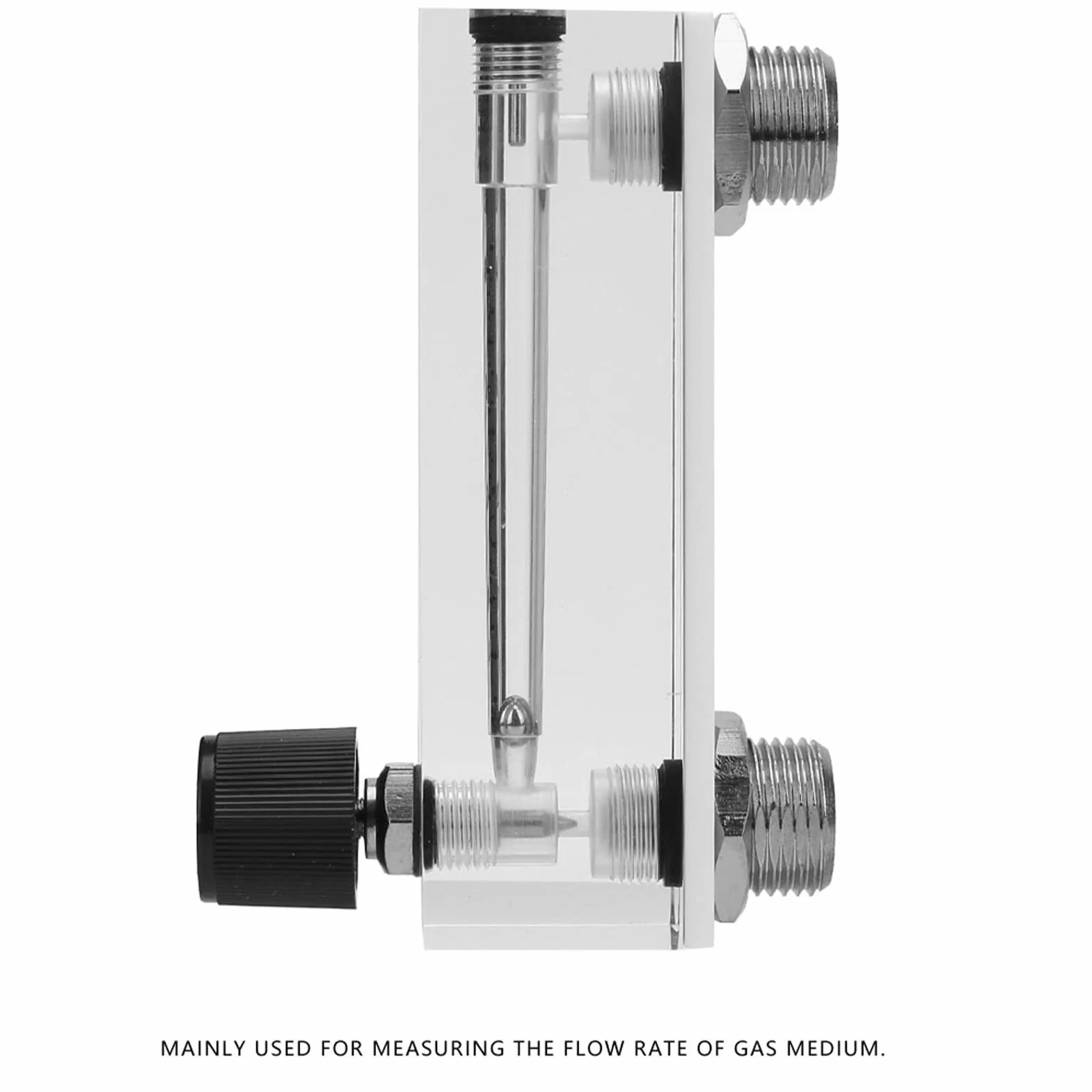 Flussometro a gas regolabile LZM-6T Ottone BSP 1/4" 2-20LPM 4-40SCFH
