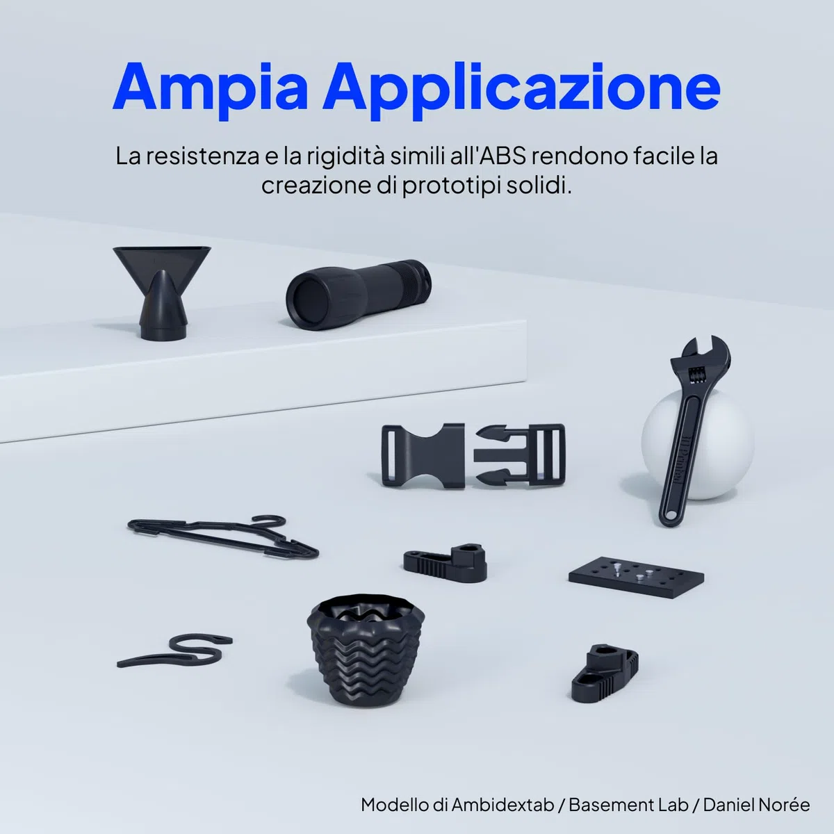 ELEGOO Resina Tough ad Alta Durezza, Bassa Viscosità e Minimo Ritiro, Compatibile con Stampanti 3D MSLA/LCD/DLP, Nero 2000g
