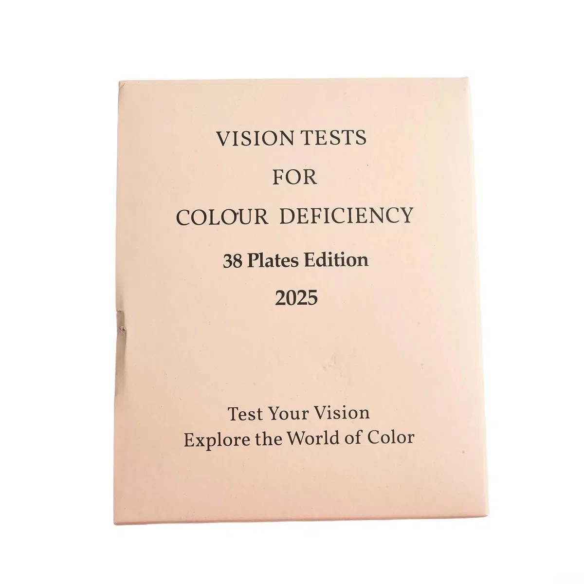 Ishihara - Libro di test di optometria con design unico dell'album, include 38 piastre di prova essenziali