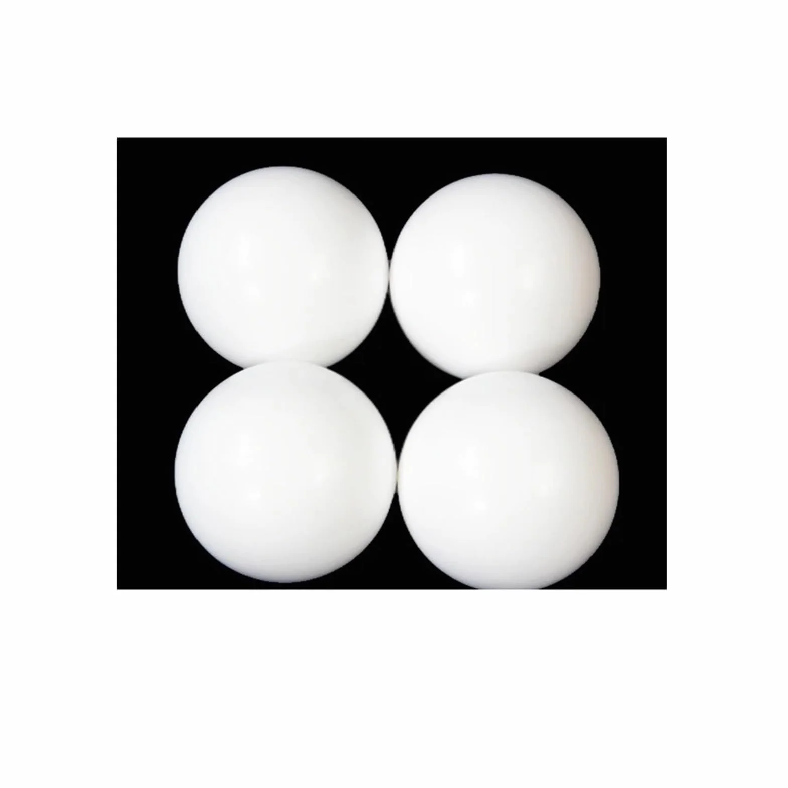 ZHGUIMING Sfere in PTFE solido F4 Sfere in plastica Sfere a membrana for pompa 3/4/5/6/6,35/7/8/9/9,5/10/12/12,7/14/15/16/18~25mm(5 PCS,25mm)