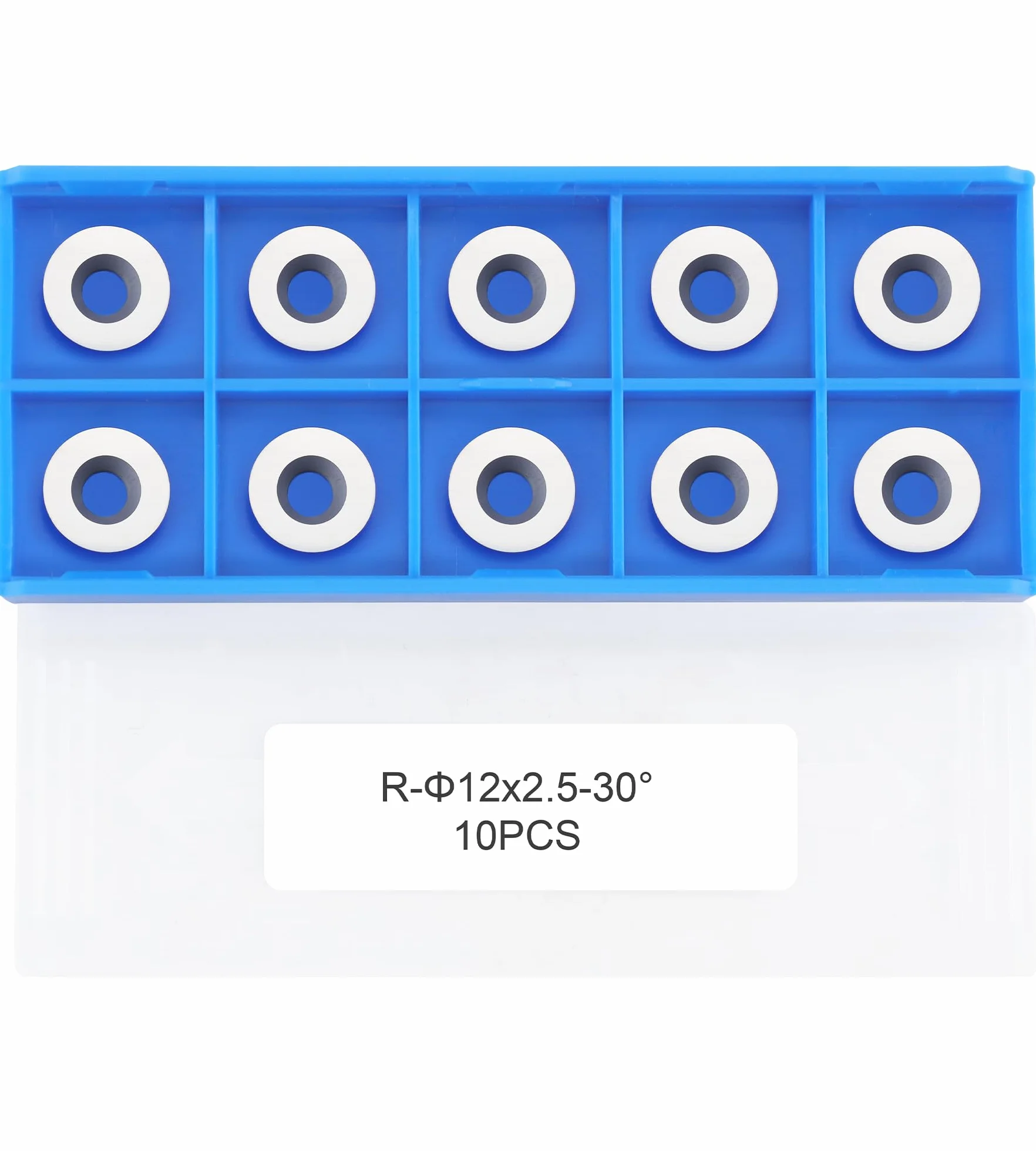 Inserti rotondi 12 mm carburo tornio per legno 10 Pezzi