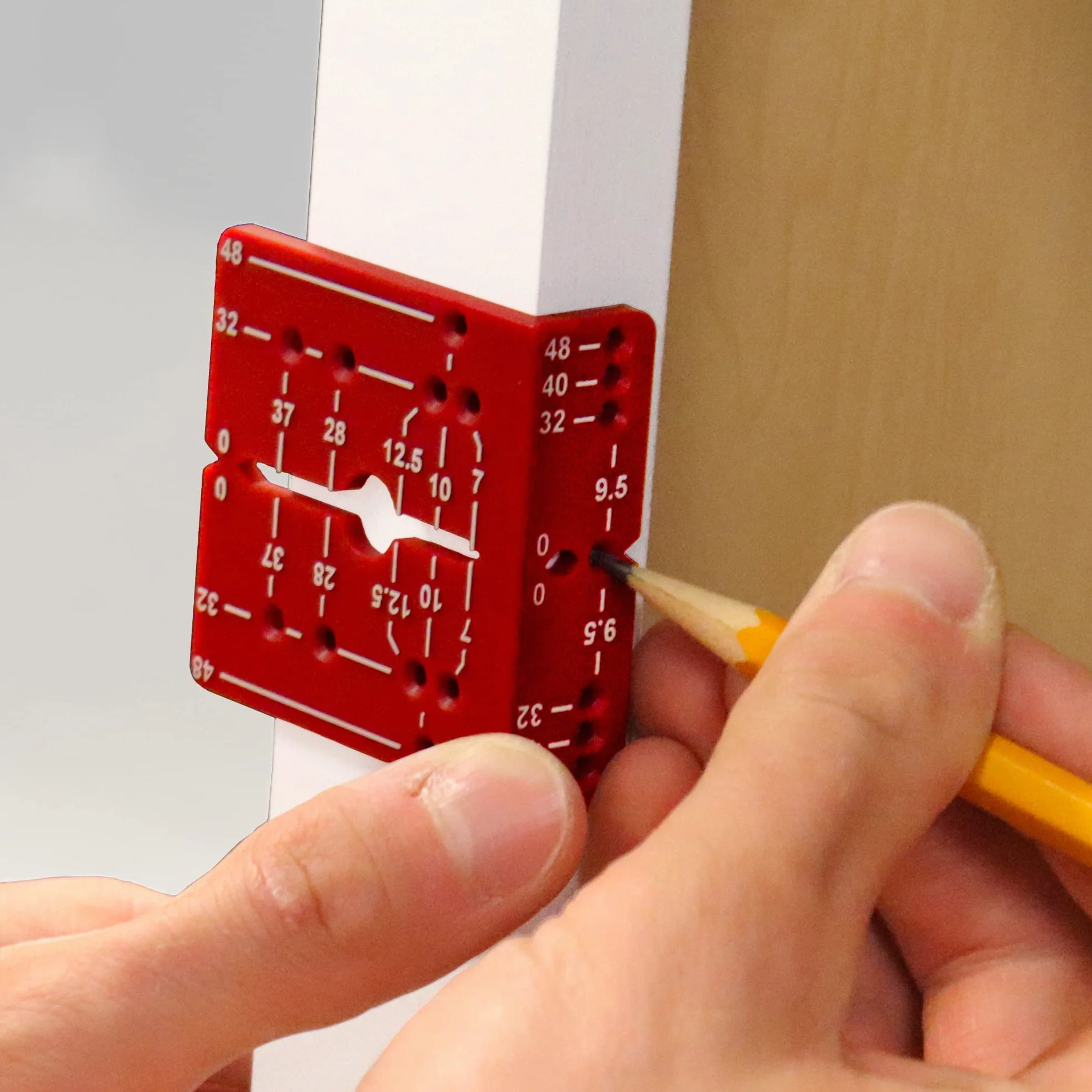 Milescraft 1342 Euro Hinge Jig Maschera per cerniere nascoste guida di perforazione per armadi