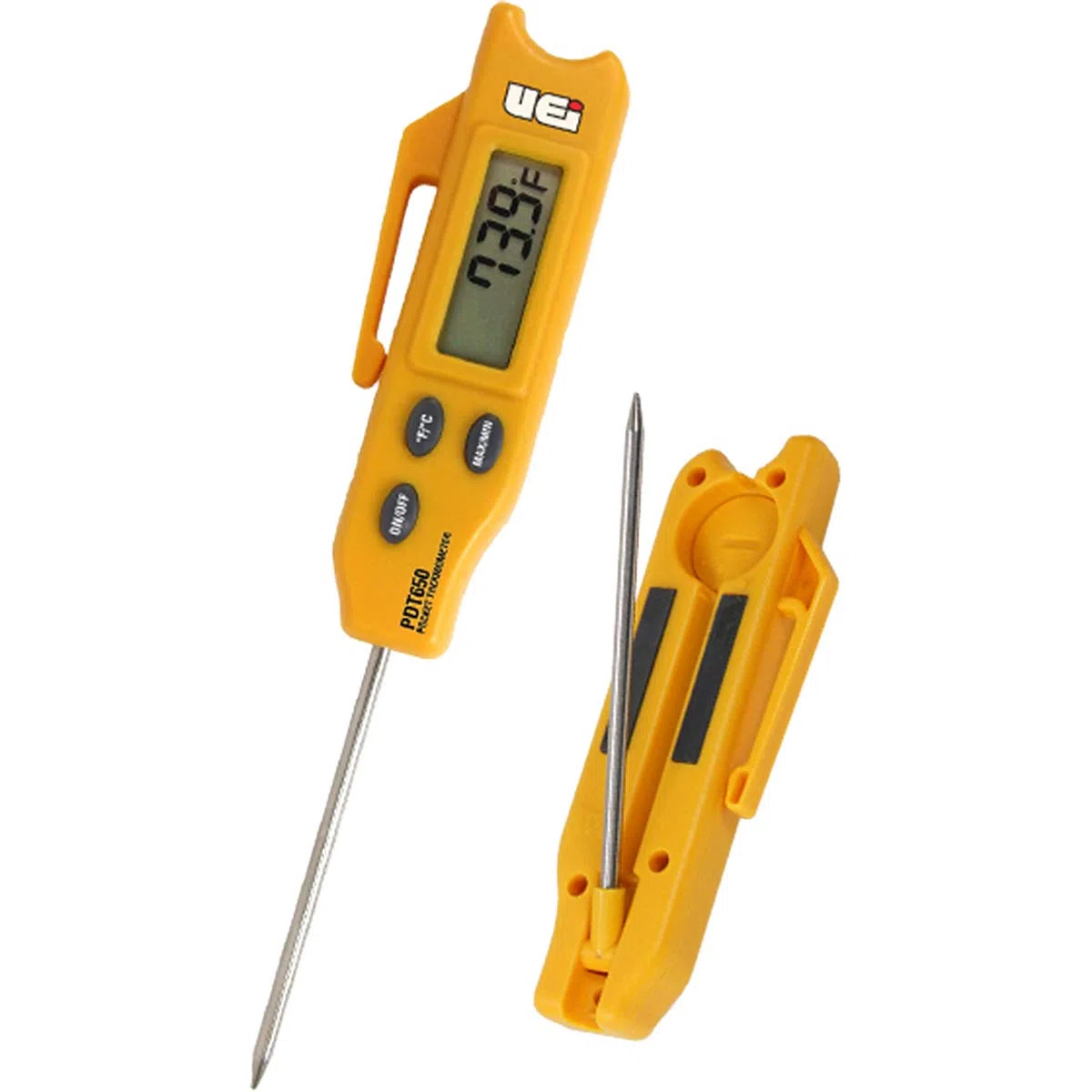 UEi Test Instruments PDT650 Termometro digitale tascabile pieghevole, giallo