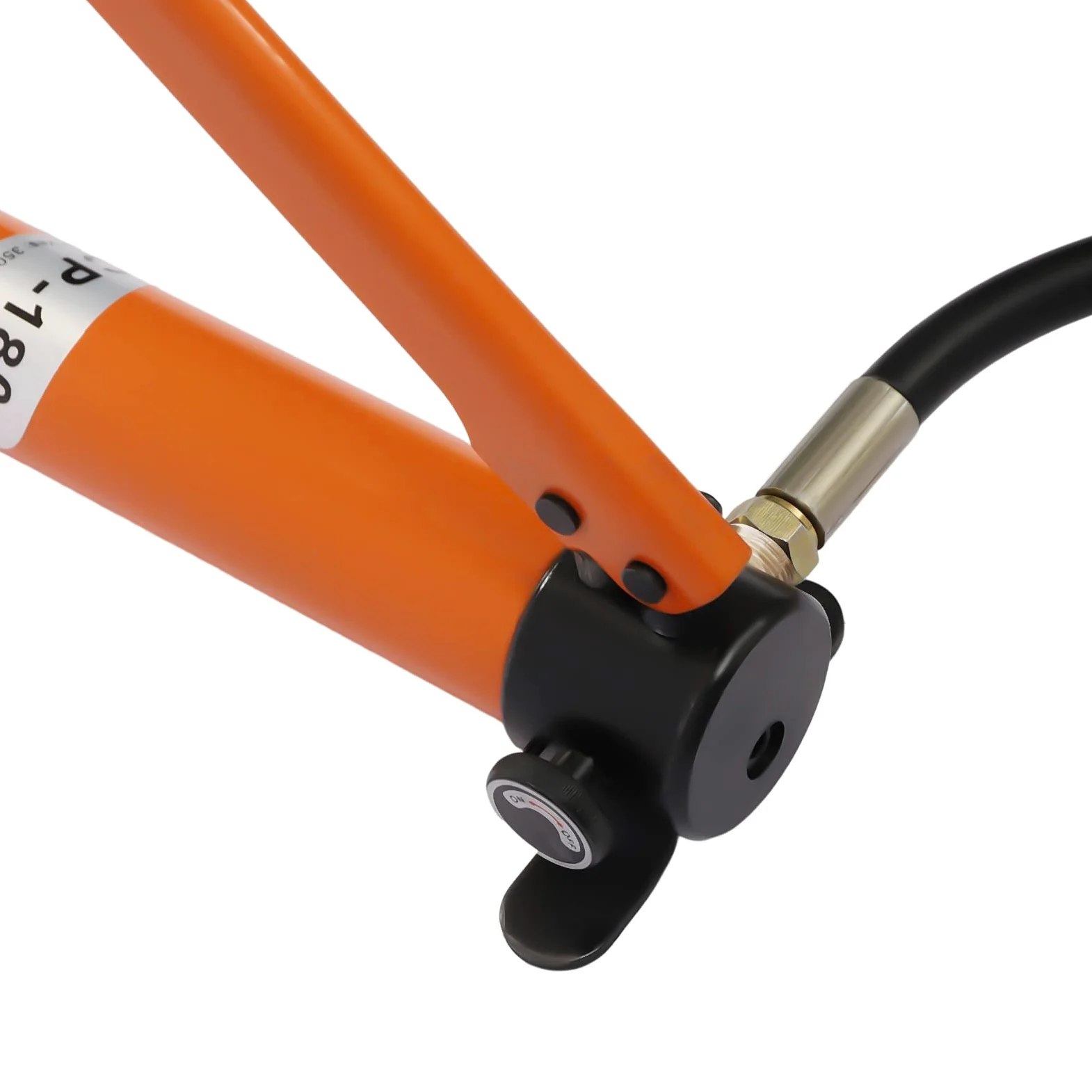 Cilindro idraulico 20T, pompa idraulica manuale con CP-180, corsa 15,5 mm, altezza 110 mm, pompa idraulica manuale per riparazioni auto e costruzione di macchinari (10T)