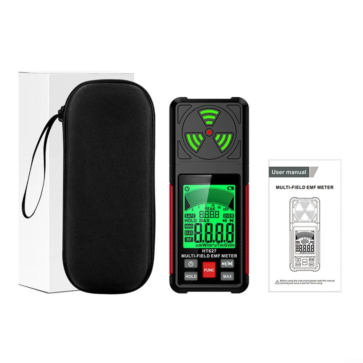 HT627 RadiationDetector Multi-Field EMF Meter Rilevatore di radiazioni elettromagnetiche