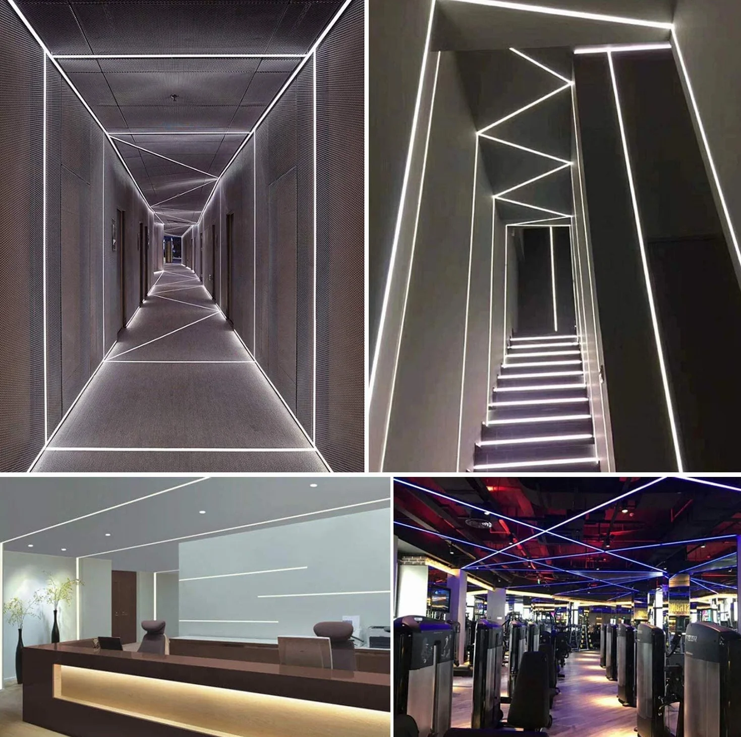 V-TAC Profili Angolari per Strisce LED Alluminio 2 Metri Argento 21,3x15,8mm