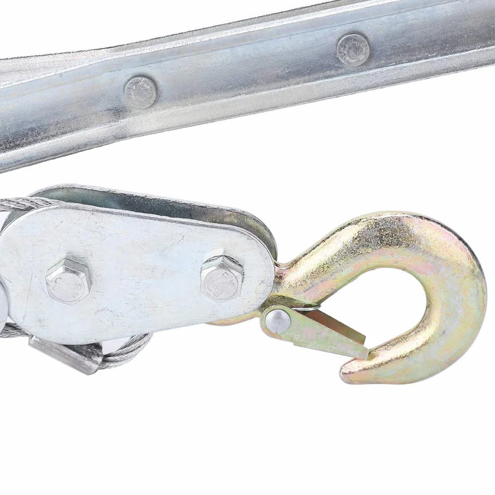 Dioche Argano Manuale a Fune, Argani a Cricchetto, Argano Manuale Estrattore di Filo Corda a Cricchetto stringere Strumento a Mano PARANCO VERRICELLO(2T)