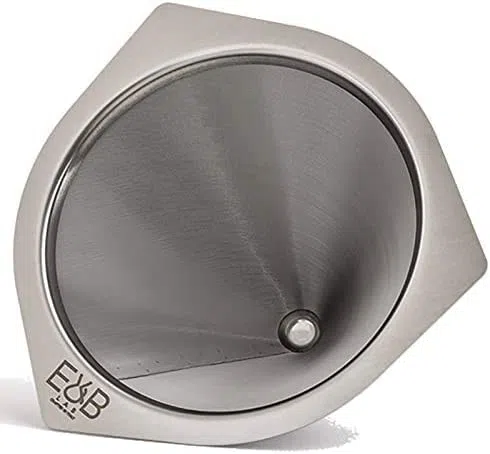 E&B Lab Cono Filtro Inox Ultra Fine 35 micron Membrana Metallica in Filo Metallico