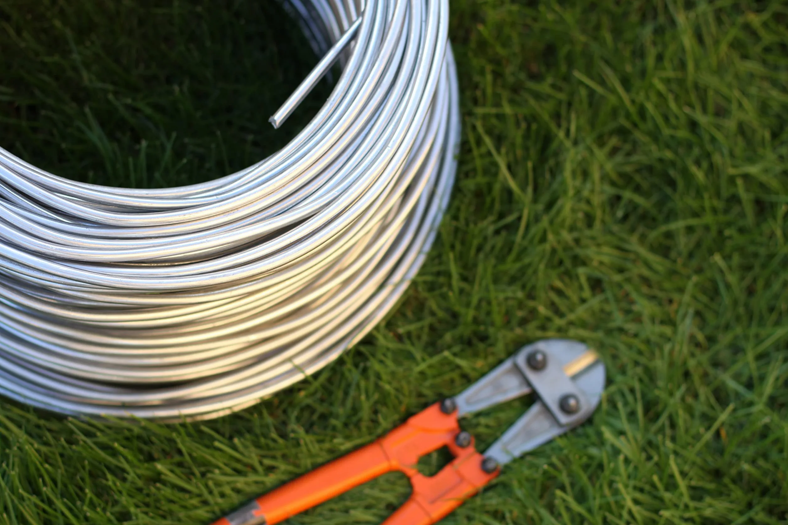 LA CORDELINE Filo di tensione in acciaio zincato, 2,7 mm x 100 m, per giardino, recinzione