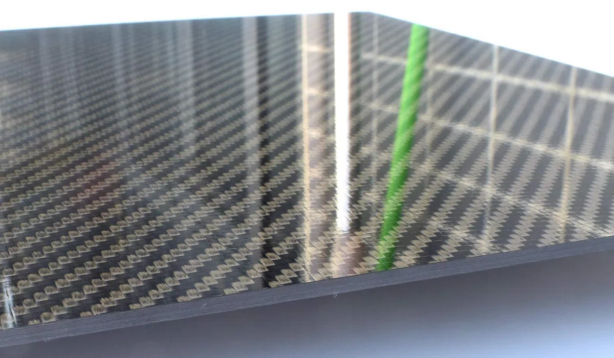 Scheda in Fibra di Carbonio 3K Pannello a Piastra 100% Pannello Pannello Rigido Twill Twill Twill Superficie Lucida per RC Drone Quadcopter Aereo,400mm x 500mm x 2mm