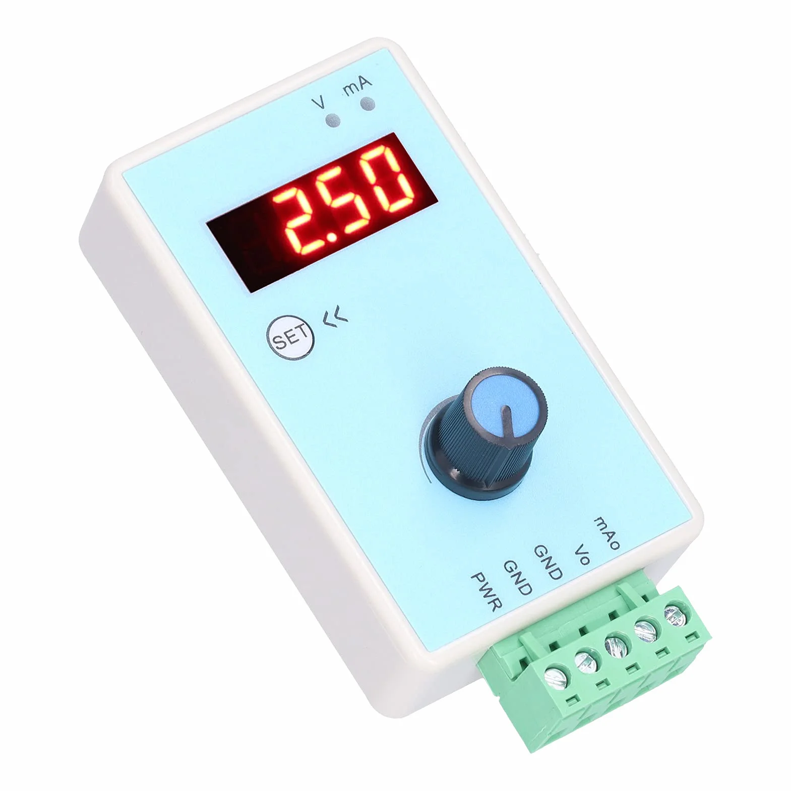 Eujgoov Generatore di Segnale Analogico, Generatore di Segnale di Tensione di Corrente Interfaccia di Alimentazione USB Simulatore Analogico 0‑10V/2‑10V 0‑20mA/4‑20mA