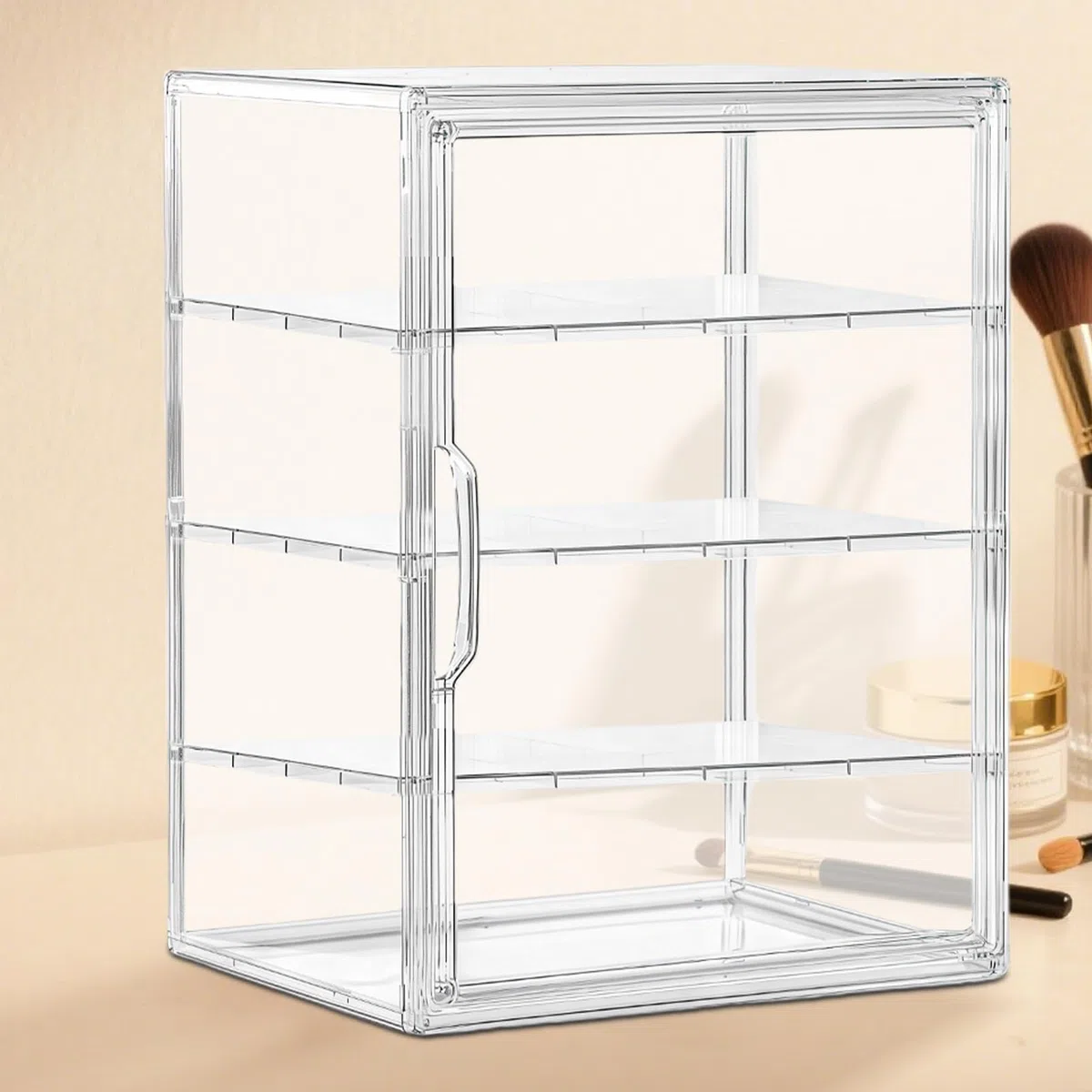 Generisch Vetrina per prodotti da forno – 4 strati contenitore per il pane per bancone della cucina,Contenitore ermetico per alimenti per, pasta domestica, panino fatto in casa