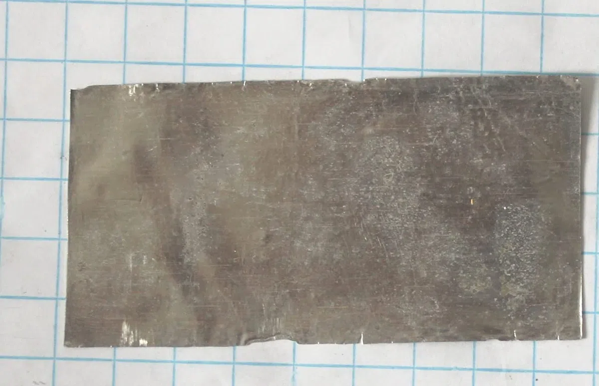 99.99% Indium Metal Foil 75um x 85mm x 45mm per CPU Laser Dissipatore Elemento puro 49 Campione…