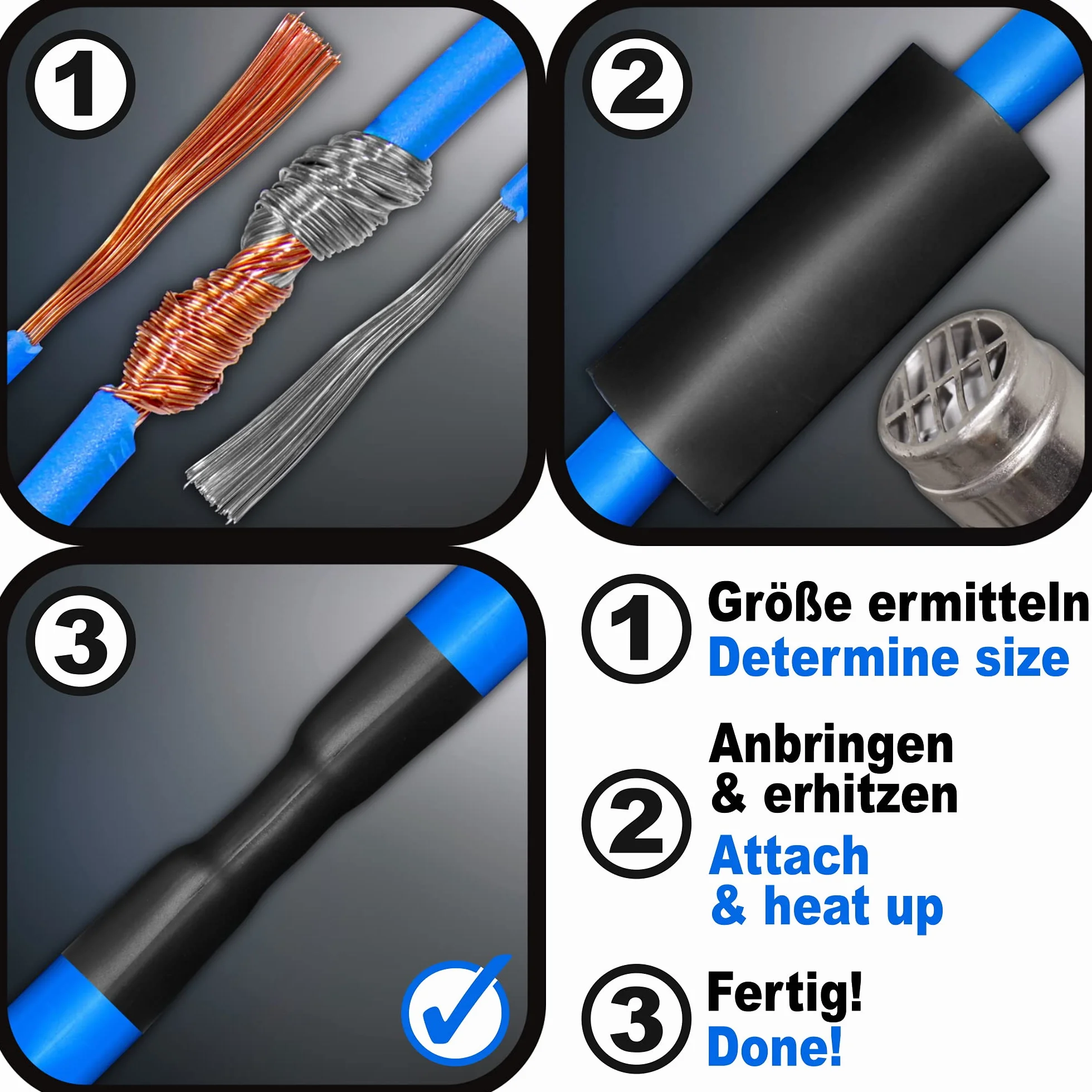 ISOLATECH tubo termorestringente al metro nero con adesivo Ø 12mm 10 metri 4:1 set poliolefina l'isolamento dei cavi connessioni saldate non etichettato resistente ai raggi UV (Ø12mm 10 metri)