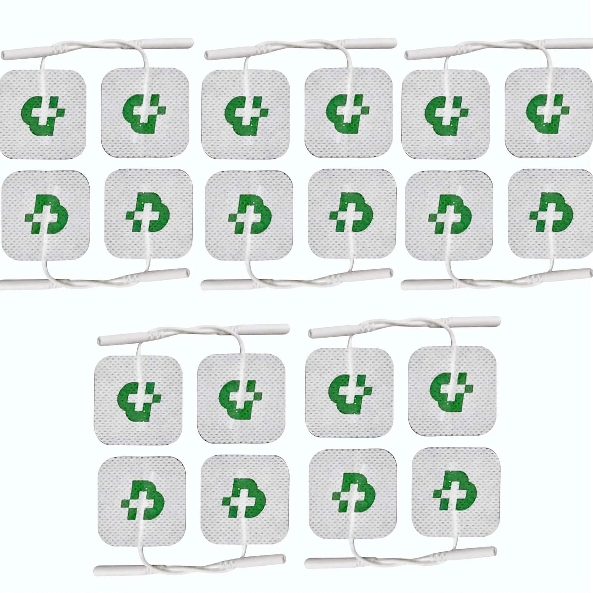 TESMED Set di 27 Elettrodi per Elettrostimolatori a Spinotto da 2 mm 50x50 mm 50x100 mm