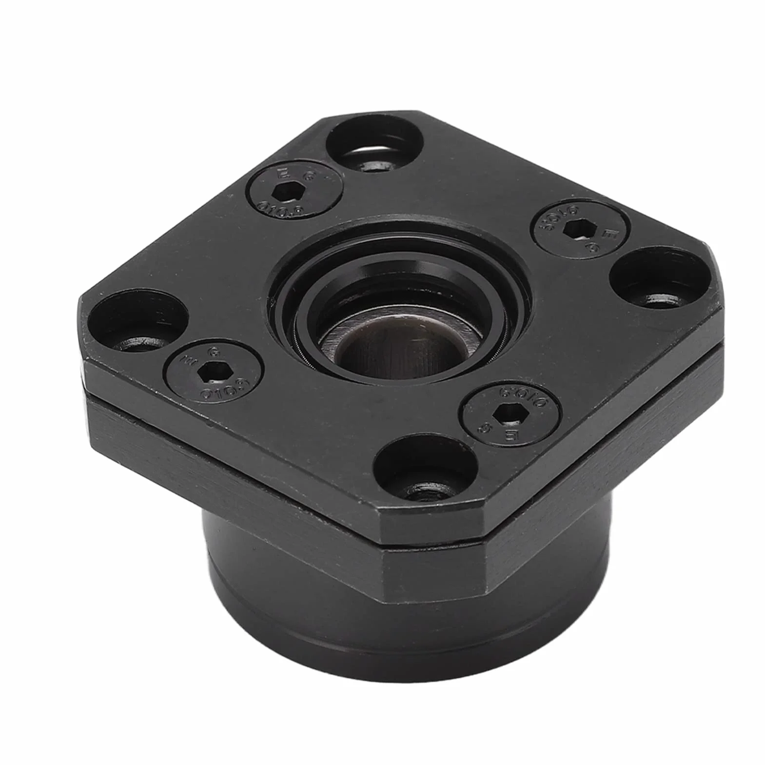 Supporto Terminale Vite a Ricircolo di Sfere FK10 Prestazioni di Rotazione Stabili in Acciaio Al Carbonio Staffa Cuscinetto Supporto Terminale FK10 per SFU 1610 SFU1605