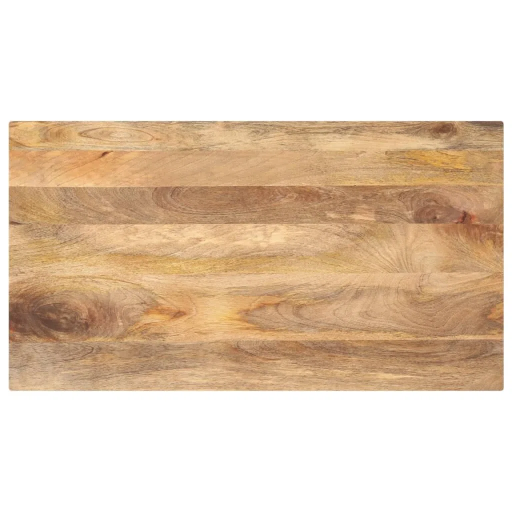 vidaXL Piano per Tavolo 100x70x3,8cm Rettangolare Legno Massello Mango