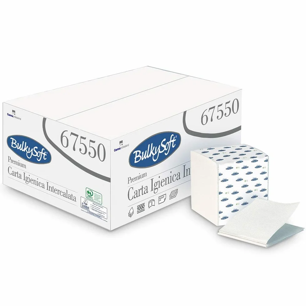CARTA IGIENICA INTERCALATA BULKYSOFT 67550