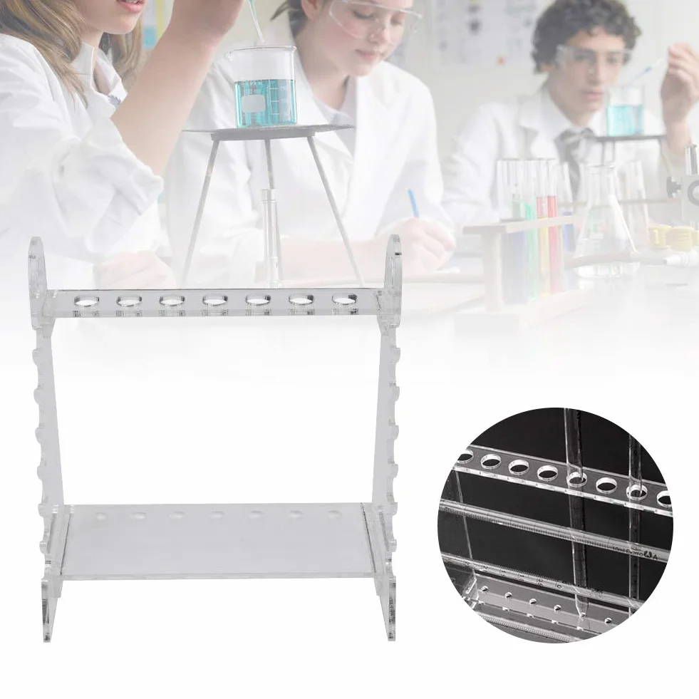 Porta pipetta, Porta pipetta in plexiglass Porta pipetta Porta pipetta trapezoidale, diametro del foro 1,5 cm