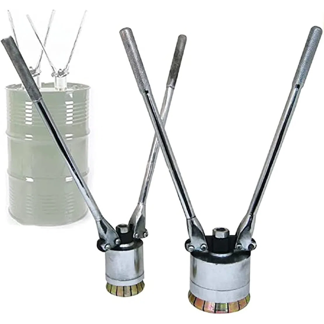 Sigillatrice per tappatura di fusti da 200 Litri, attrezzo di Piegatura per barile con Sigillo per Tappo di Tamburo 35mm / 70mm Macchina per sigillare barili Manuale, Pinza per sig