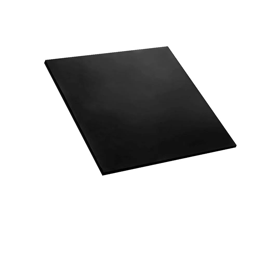 Piastra in Gomma Nera Isolante in Neoprene per Macchine Industriali Fai-da-Te, Lato di 600 mm,600mm×600mm×10mm