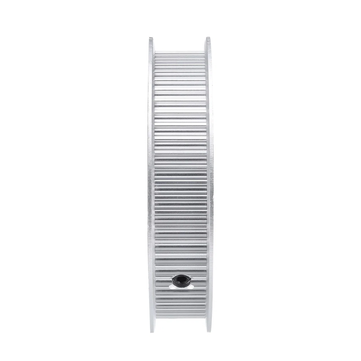 uxcell 5M-60T-1/2B Puleggia per cinghia dentata con foro da 1/2", ruota sincrona in lega di alluminio a 60 denti con chiave, passo 5 mm dente per cinghia di larghezza 15 mm