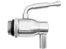 FUSTO IN ACCIAIO INOX 18/10 PER OLIO LT. 20 + RUBINETTO