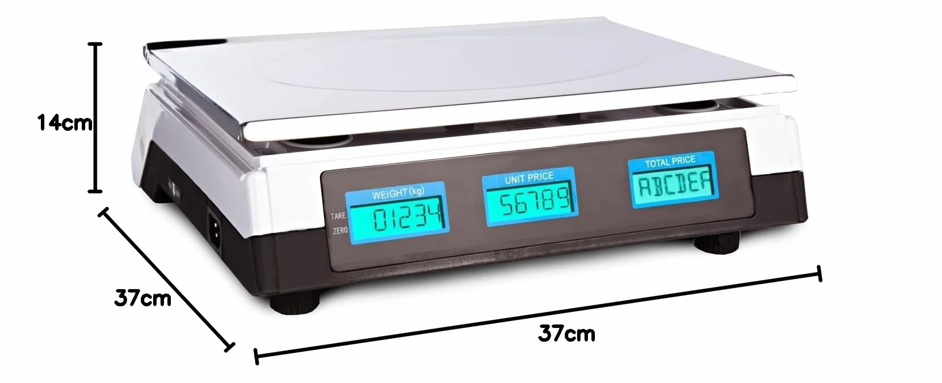 Bilancia Elettronica digitale professionale min. 5 gr max. 40 KG divisione 2 GR
