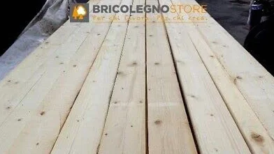 Generico TAVOLA Grezza CARPENTERIA Legno Abete cm 2,5 x 12 x 300 - Metri 3