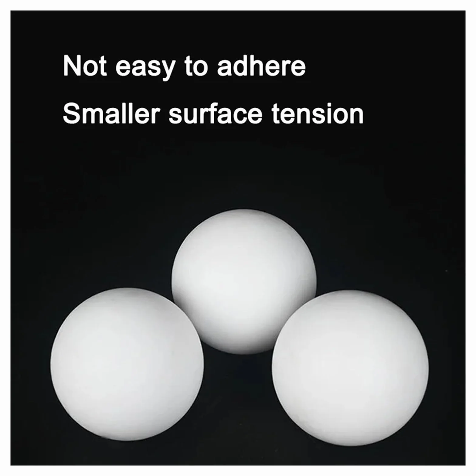 Sfere in PTFE Sfere in Teflon Diametro 3-120mm Pompa a membrana Sfera Alta temperatura e resistenza all'attrito(12.7mm(10Pcs))