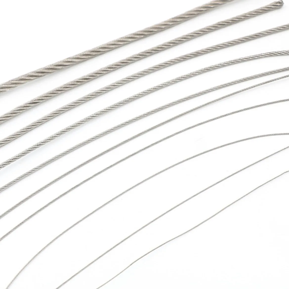 10M 8mm Filo di acciaio, 7X19 Filo teso in acciaio, cavo in PVC rivestito per sospensione luci a filo, corda per bucato