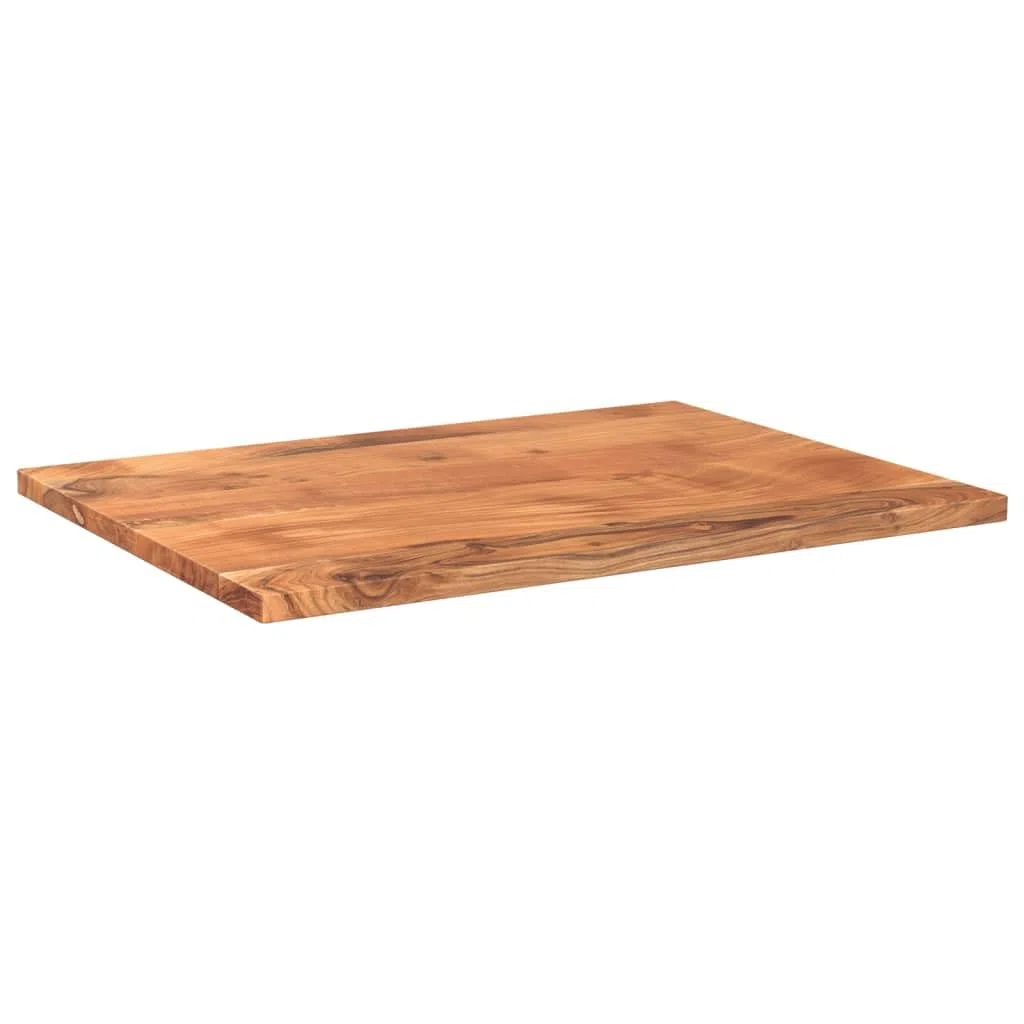 vidaXL Piano Tavolo 90x50x3,8 cm Rettangolare Legno Massello Acacia, piano per tavolo rettangolare, piano tavolo in legno, piano per tavolo da pranzo