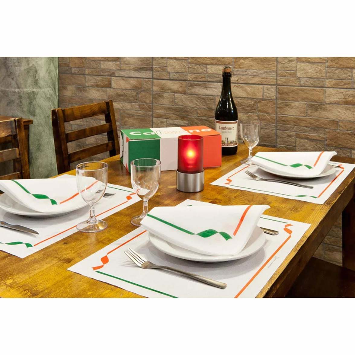 Tovagliette Trattoria 48 Gsm 31x43 cm Bianco Cellulosa 500 Unità