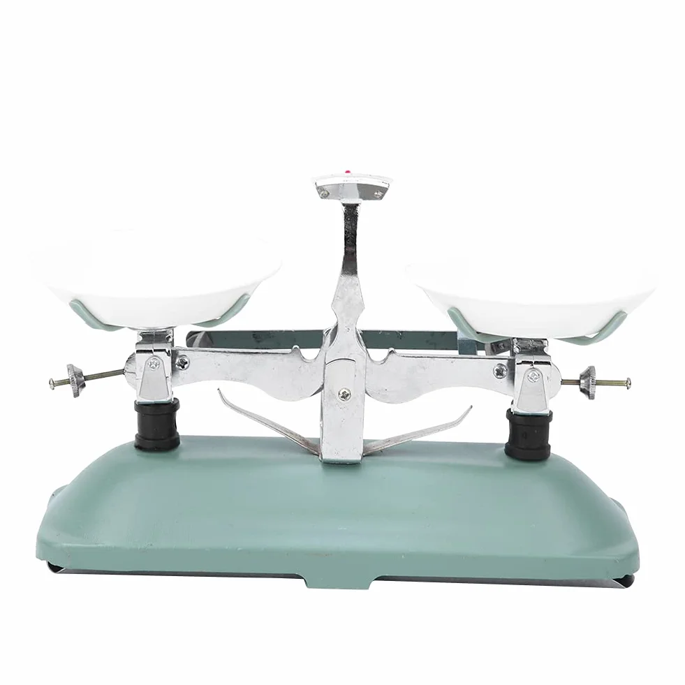 Bilancia Meccanica da 100/500 Grammi con Kit di Pesi Vassoio Bilancia Pesapersone da 10 G, 20 G, 50 G, 100 G, 200 G (100 Grammi)